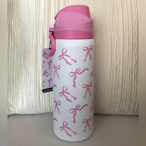 Pink Coquette Bow Water Bottle - Hydrapeak 32oz NWT